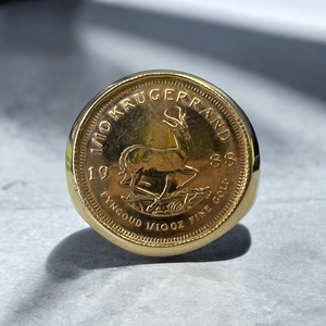 1989 Krugerrand Coin Ring