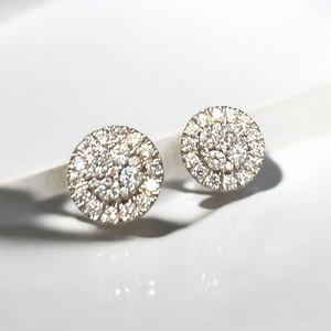 Diamond Cluster Earrings
