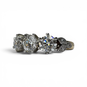 Diamond Three Stone Ring