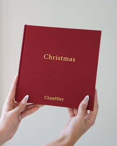 Christmas Photo Albums Journals Personalised Gifts: Christmas Memory Book - Family Keepsake Journal