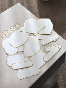 Photo Album Caption Cards