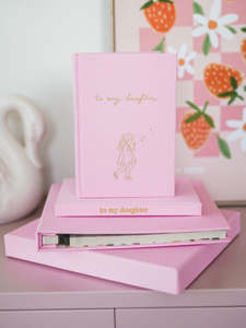 Luxury Self Adhesive Photo Albums: Pink Rose Photo Album & Journal Bundle