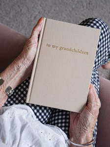Personalised Grandparents Journals | to my grandchild or to my grandchildren