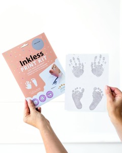 Baby Books Personalised Baby Journals: Inkless Print Kit – Baby Footprint & Handprint Kit