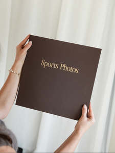 School Journals Albums: Sports Photos Album | Luxury Memory Book