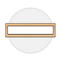 Untreated Fixed Long Window for 28mm walls