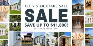 Products: Biggest SheShed Sale Ever Save Thousands on Cabins - While Stocks Last