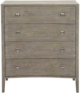 Draws: Albion Curved Front Chest of Drawers - Tall