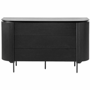 Draws: Ondata 3 Drawer Dresser - Black