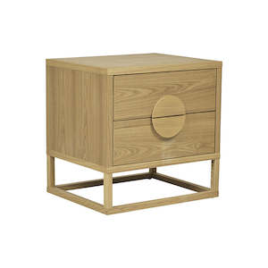 Benjamin 2 Drawer Bedside – Natural Ash