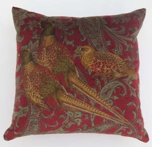 Sale: Hunting Manor Paisley Cushion - Port
