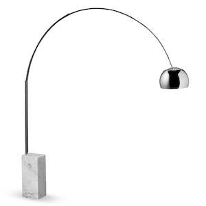 Sale: Arche Floor Lamp - White Marble Base