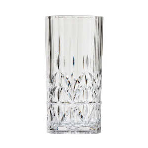 Glassware: Acrylic Crystal Tall Tumblers - Set of 6