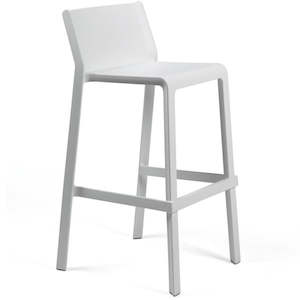 Furniture 1: Trent Outdoor High Bar Stool - White