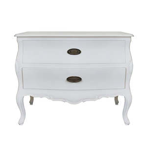 Best Selling Collection: Antique Style Commode/Chest of Drawers - Antique White