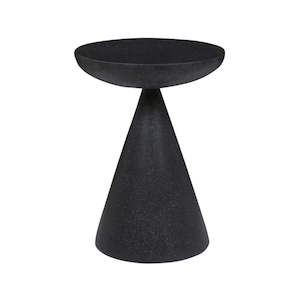 Livorno Luna Outdoor Side Table - Black Speckle