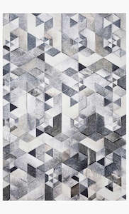 Floor Rugs: Maddox Rug - Grey/Ivory
