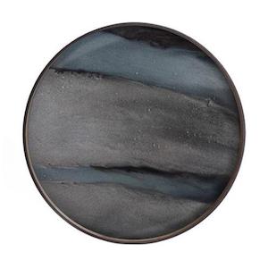 Bar: Tray - Round Organic Mirror, Large