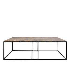 Coffee Tables 1: Dion Coffee Table - Forest Marble Top