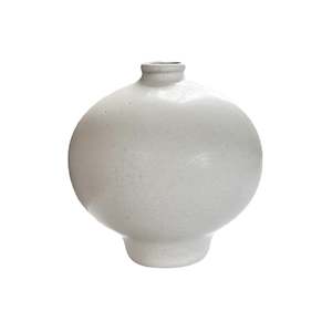 Products: Obi Small Round Vase - White