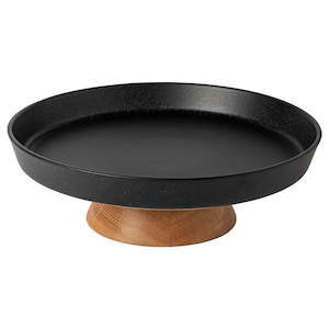 Tableware: Boutique Serving Platter - Wooden Base