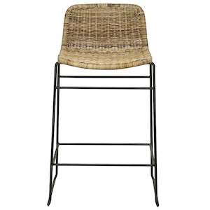 Olivia Barstool - Natural/Grey Wash