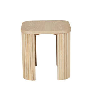 Furniture 1: Benjamin Ripple Side Table - Natural Ash