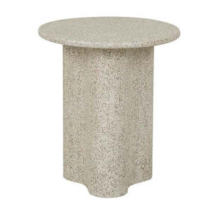 Furniture 1: Artie Outdoor Wave Side Table - Warm Sand