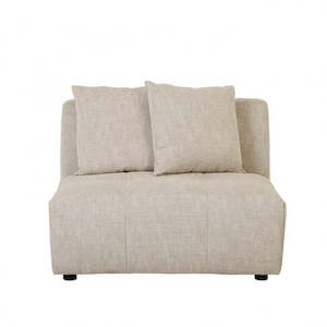 Occasional Chairs Armchairs: Sidney Slouch 1 Seater Sofa - Barley