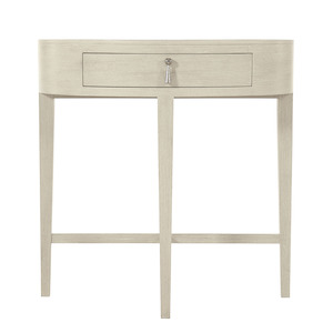 Hamptons Oval Bedside Table