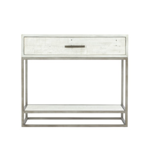 Alvar Bedside Table - Brushed White