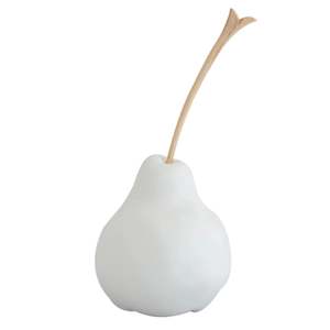 Ornaments: Farrago Organic Pear - White