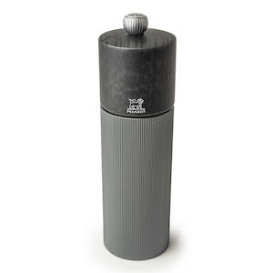 Salt Pepper Mills: Line Aluminium & Graphite Salt Mill - 18cm