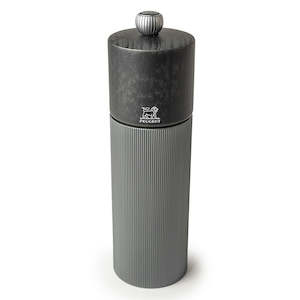 Salt Pepper Mills: Line Aluminium & Graphite Pepper Mill - 18cm