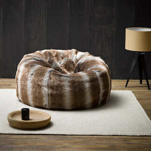 Fur Bean Bag - Striped Elk