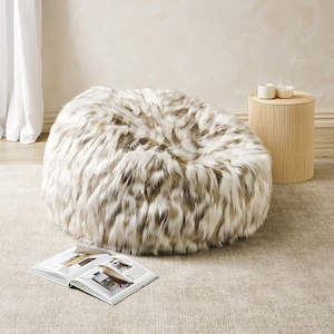 Fur Bean Bag - Snowshoe Hare