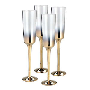 Cariso Champagne Flutes - Set of 4