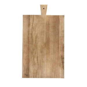 Best Selling Collection: Large Rectangular Serving Board (handle) - Elm Wood