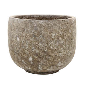 Best Selling Collection: Crucible Outdoor Planter - Natural Lava Finish (4 Sizes)