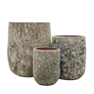 Best Selling Collection: Kandara Outdoor Planter - Natural Lava Finish (3 Sizes)