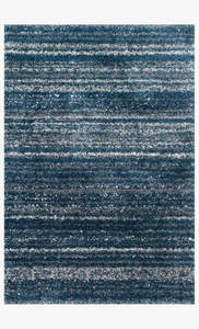 Sale 1: Quincy Floor Rug - Navy & Pewter