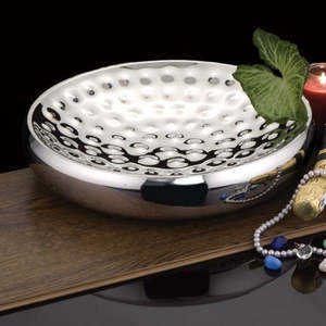Tableware: Double Wall Shallow Serving Bowl