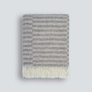 Noah Wool Throw - Oatmeal