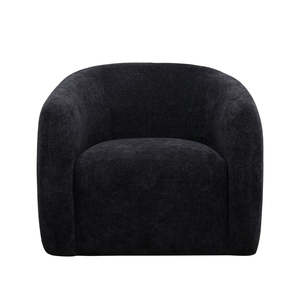 Max Swivel Armchair - Black