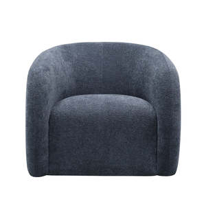 Furniture 1: Max Swivel Armchair - Steel Blue