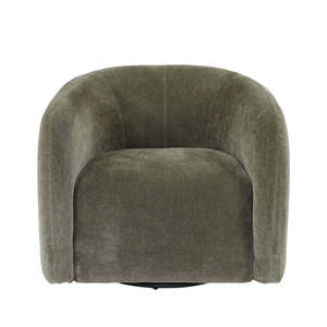 Max Swivel Armchair - Moss
