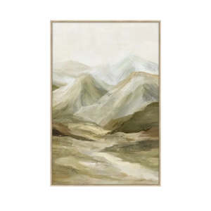 Hand Embellished & Framed Canvas Art - Ridge