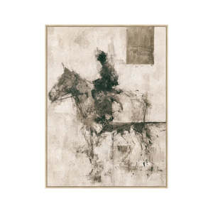 Hand Textured & Framed Canvas Art - Brio