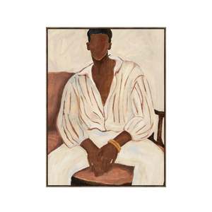 Hand Painted & Framed Canvas Art - Rich