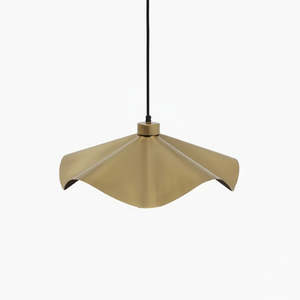 Wave Pendant - Gold